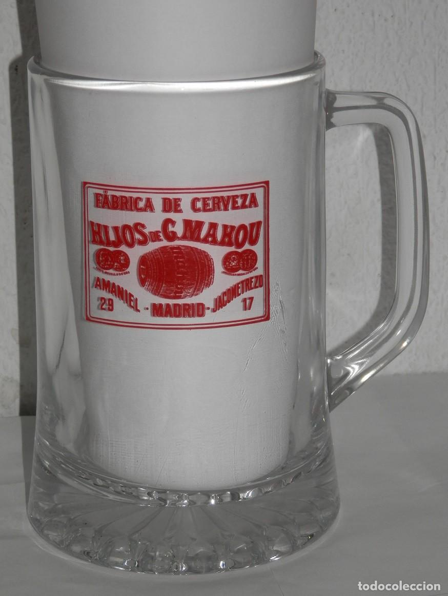 Vintage: JARRA DE LA CERVEZA MAHOU DE LOS RESTAURANTES HOLLYWOOD