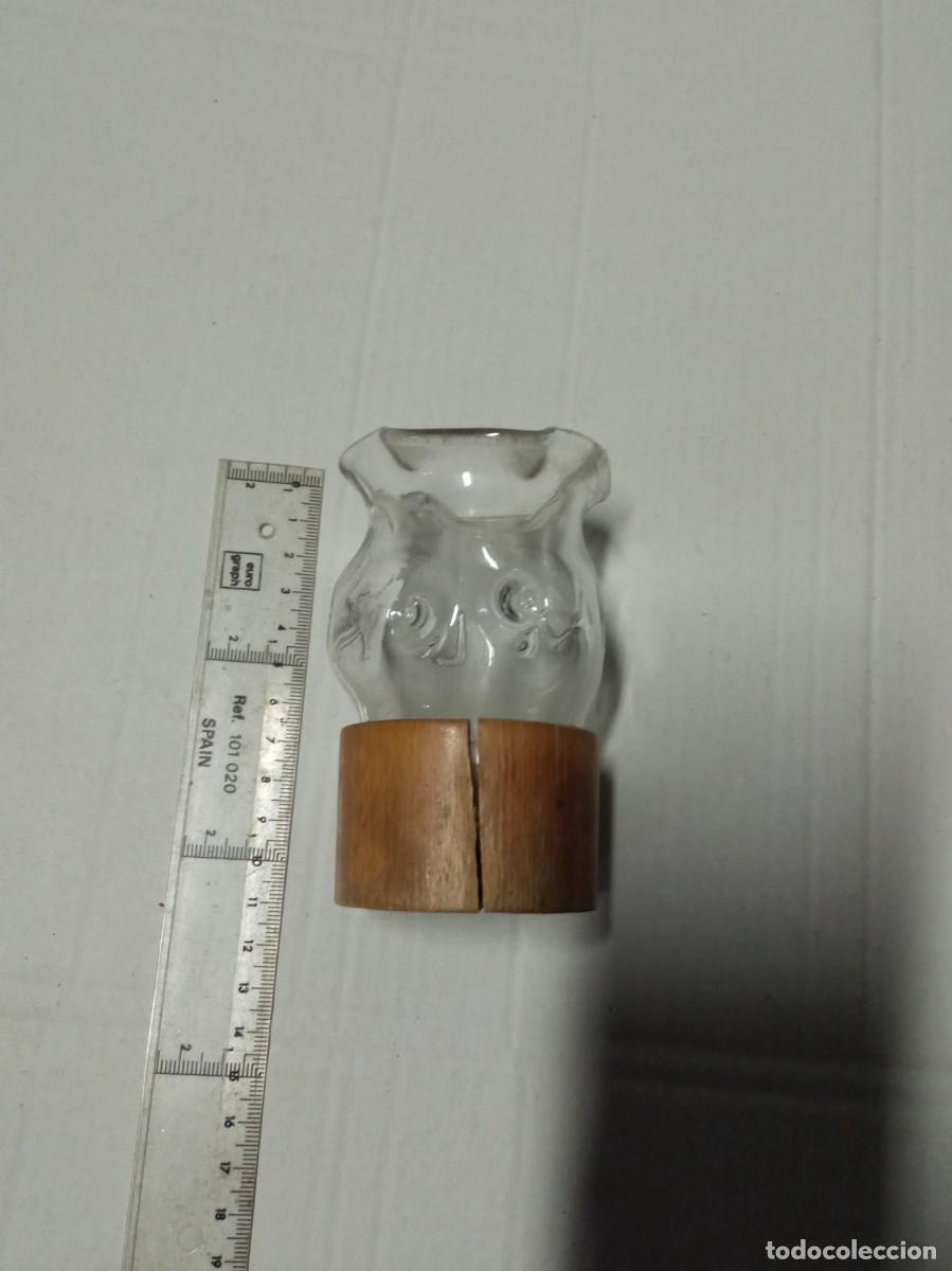 Vintage: Mini jarr&oacute;n Cistal con base de madera vintage - Foto 2