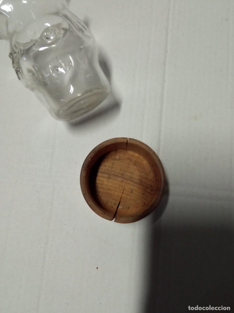 Vintage: Mini jarr&oacute;n Cistal con base de madera vintage - Foto 3