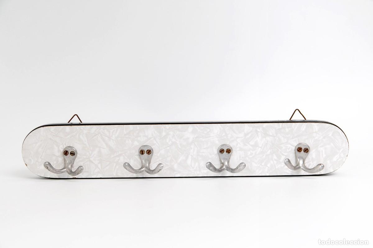 Vintage: Perchero formica blanco y gris - Foto 2