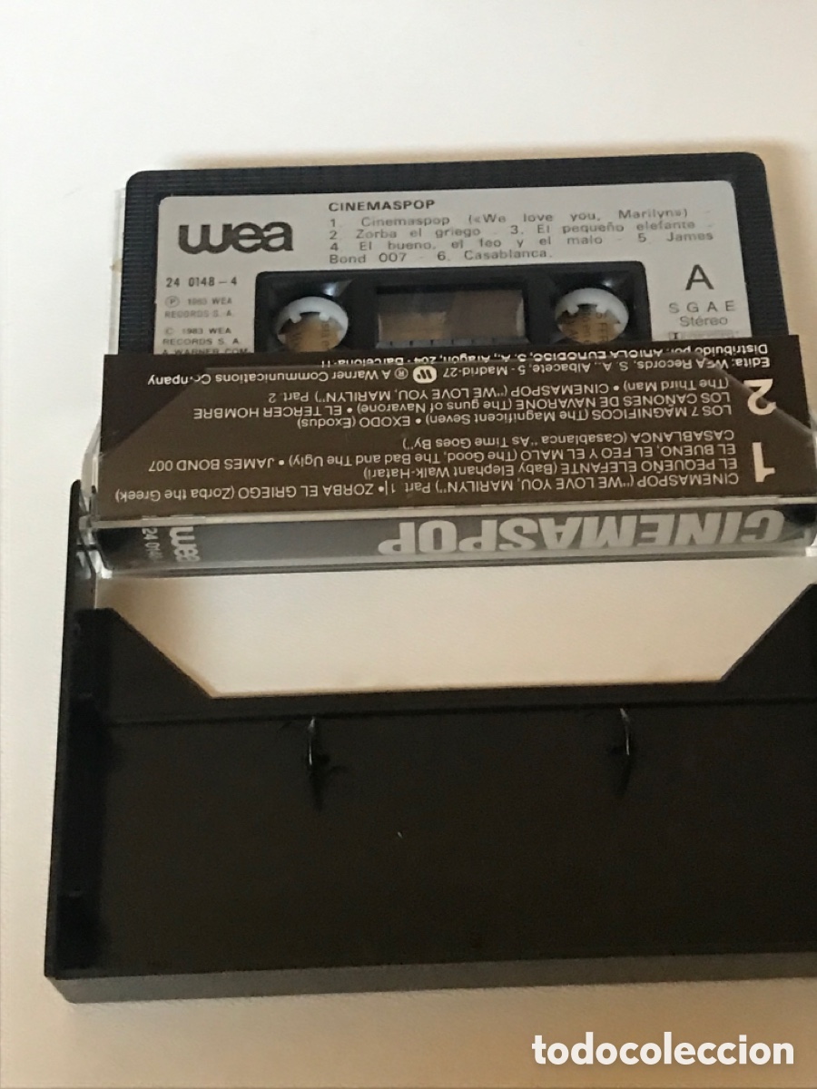 Vintage: Cassette cinemaspop Ref J1 - Foto 2