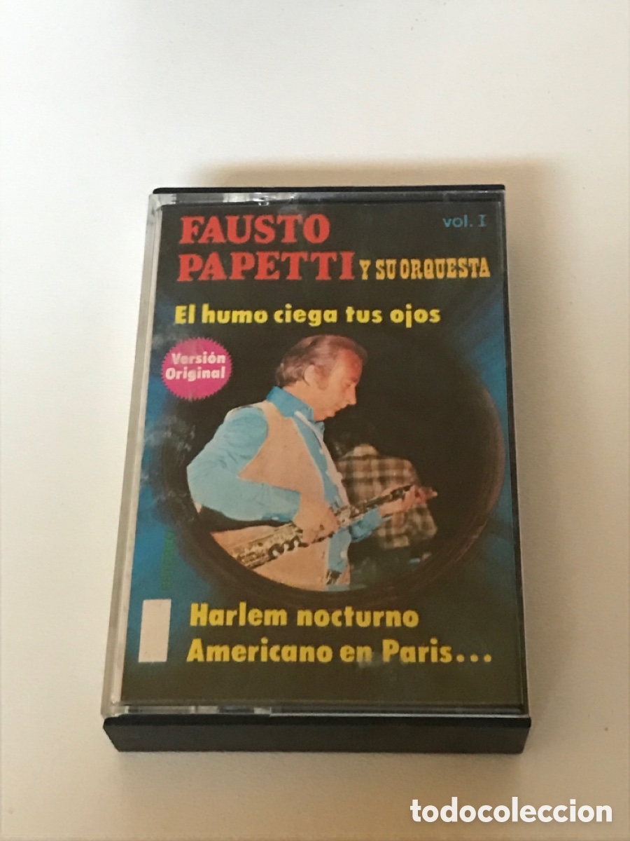 Vintage: Cassette Fausto papetti y su orquesta Ref J1 - Foto 1