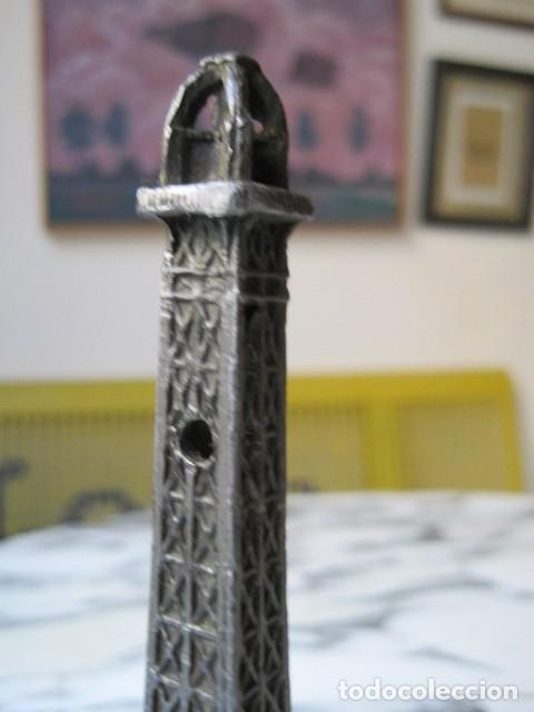 Vintage: TORRE EIFFEL - FIGURA DE METAL - 24 CM - Foto 6