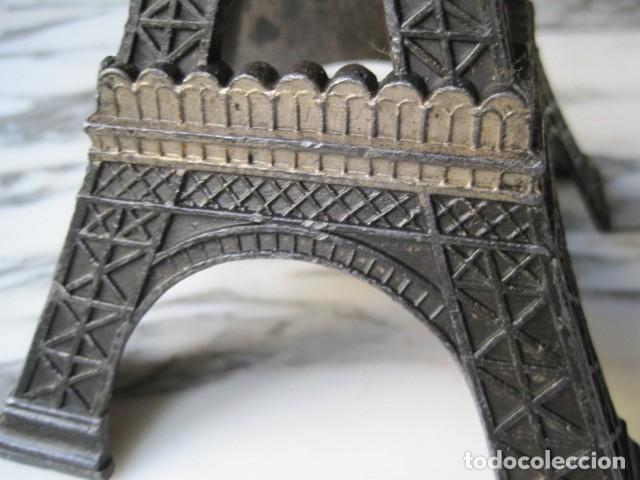 Vintage: TORRE EIFFEL - FIGURA DE METAL - 24 CM - Foto 11
