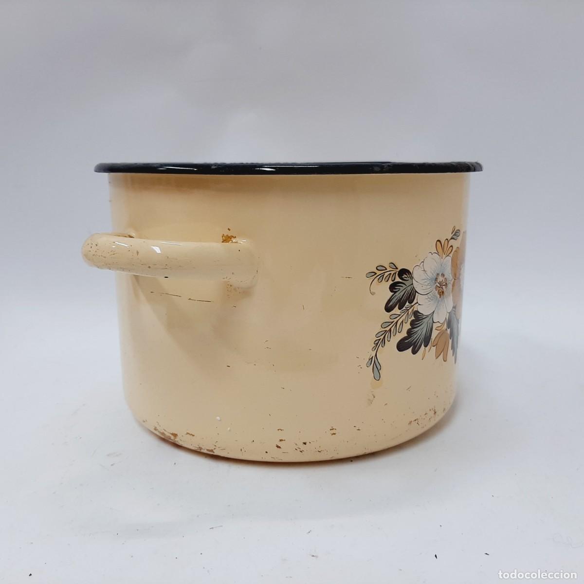 Vintage: Olla de cocina de esmalte vintage (8.3) - Foto 5