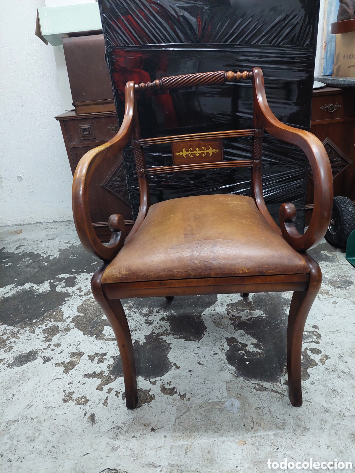 Vintage: Silla Inglesa de la regencia . - Foto 1