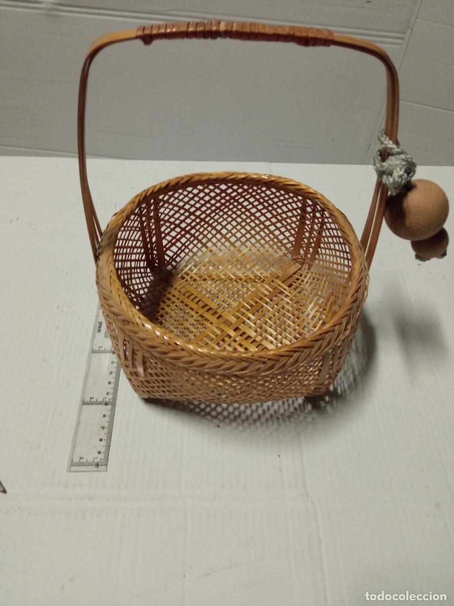 Vintage: Cesta de Mimbre - Foto 1