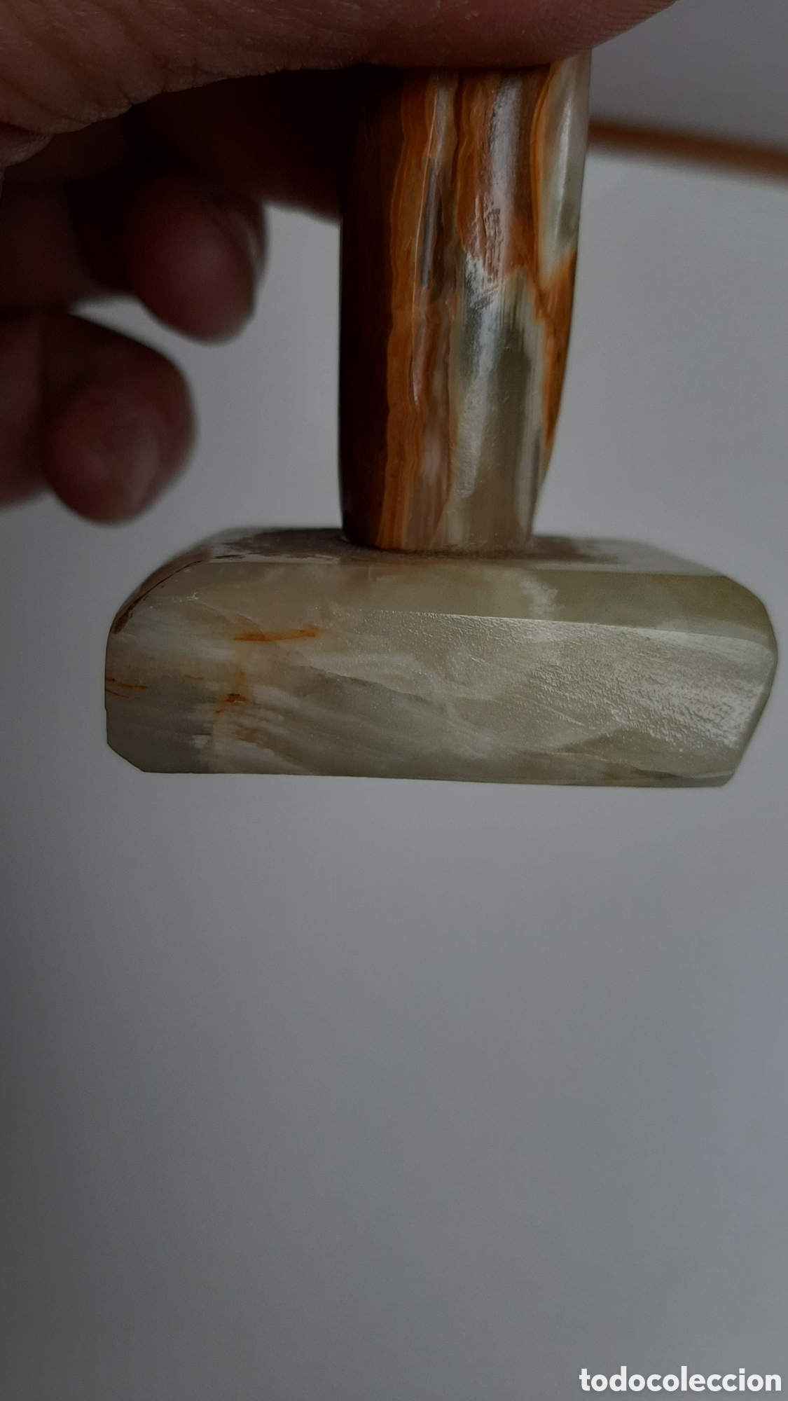 Vintage: 2 Tucanes de Onix verdes. - Foto 5