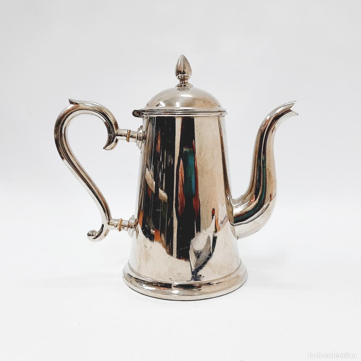 Vintage: Tetera Vintage Cromada con Tapa(5.2)