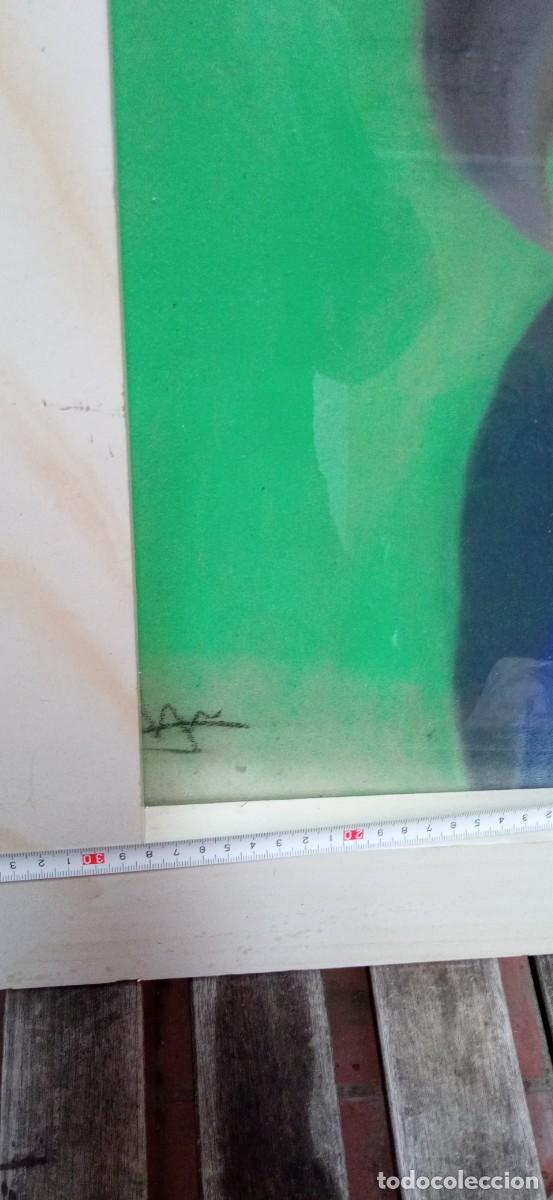 Vintage: GRAN DIBUJO LORO ENMARCADO - Foto 8