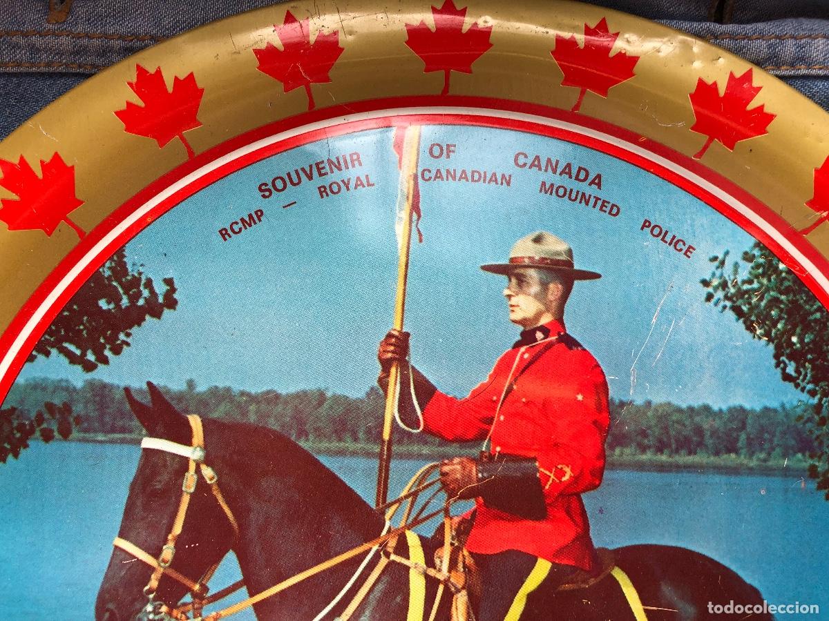 Vintage: PLATO DE METAL CANAD&Aacute; SOUVENIR - Foto 2