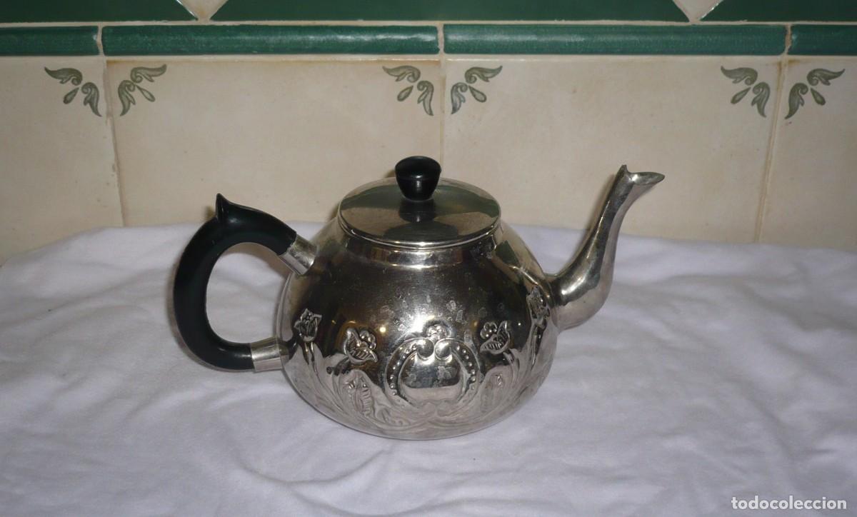 Vintage: Antigua Tetera Grabada - Foto 1