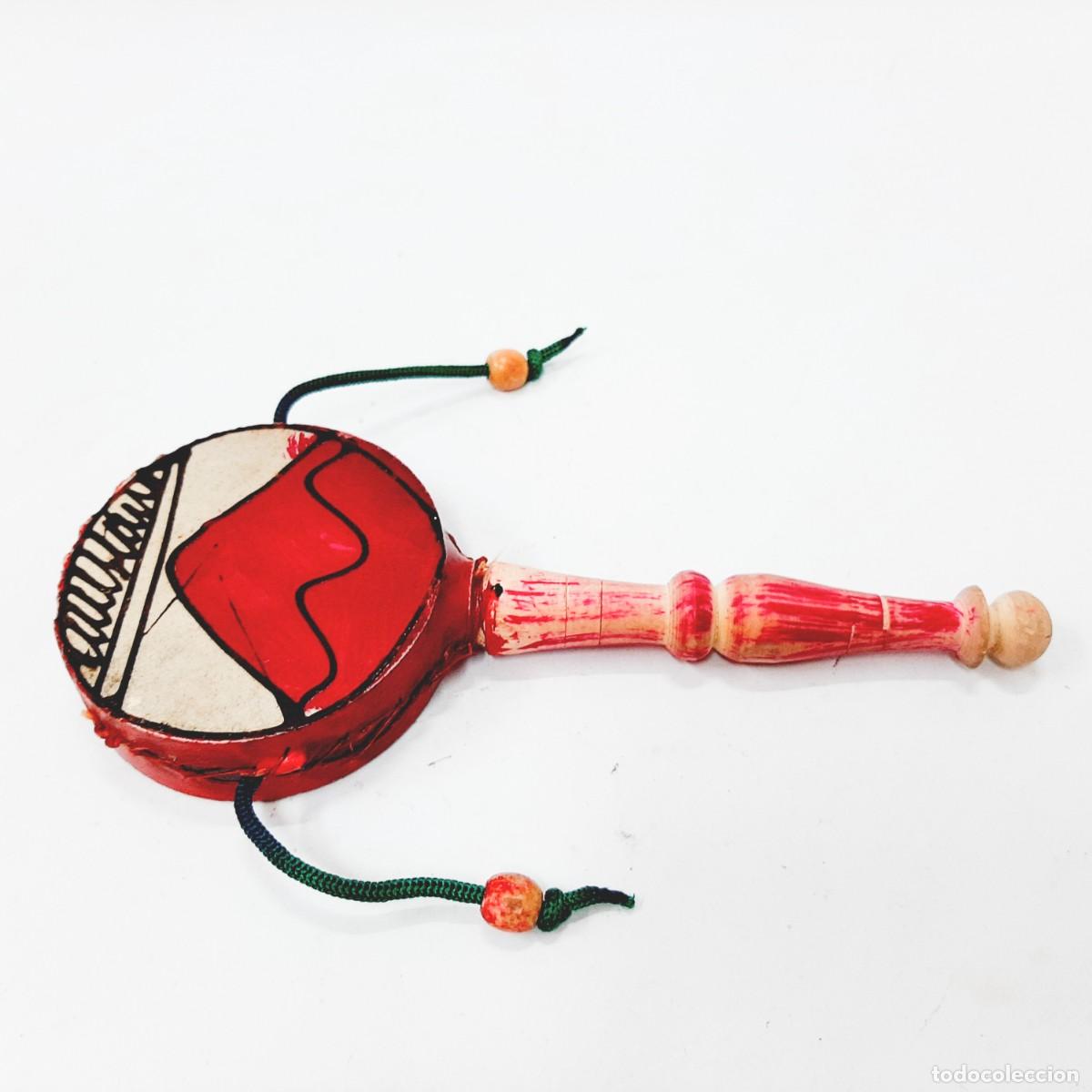Vintage: Tambor de madera de maracas vintage (5.2)