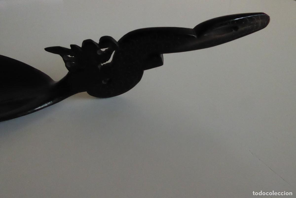 Vintage: PRECIOSO CUCHAR&Oacute;N DE ASTA - Foto 4