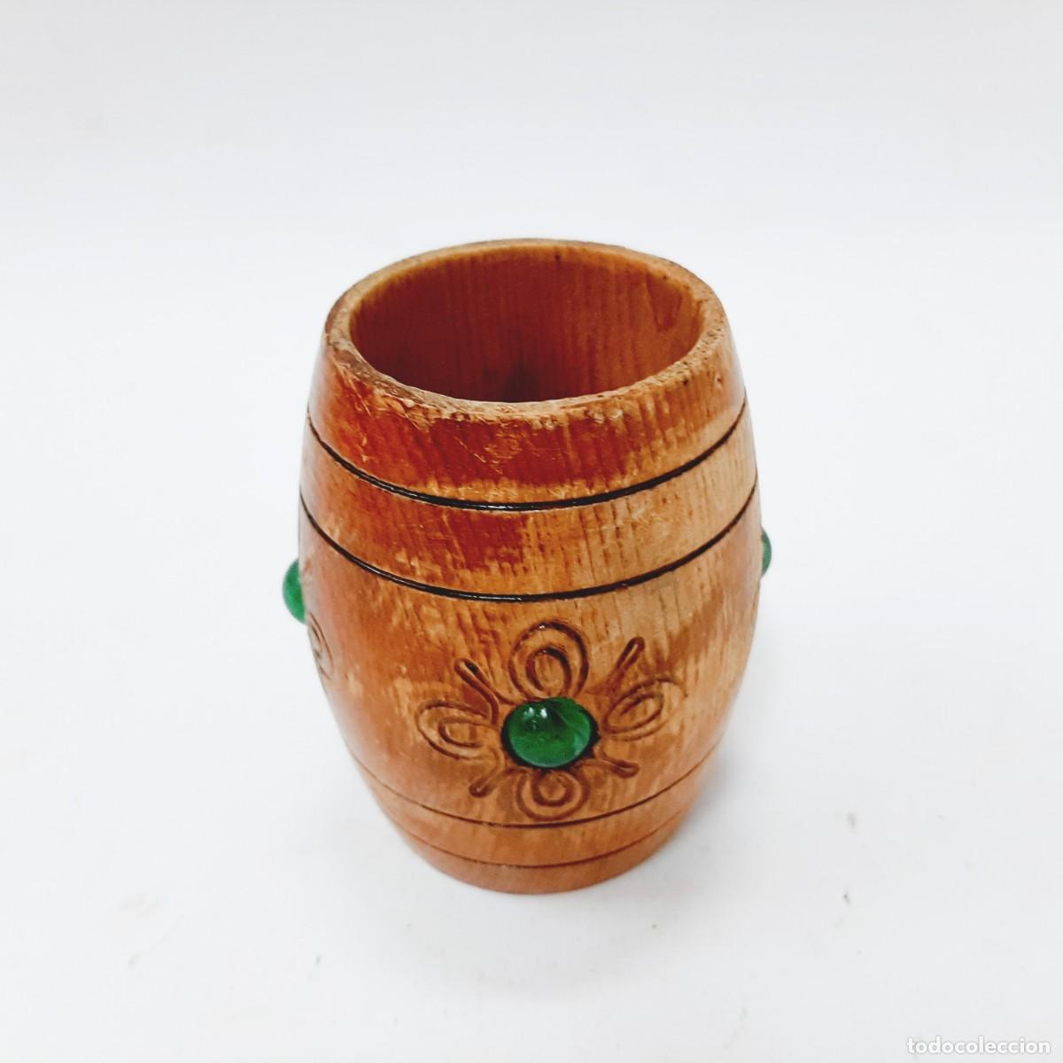Vintage: Forma de barril de copa de madera vintage (5.4) - Foto 3