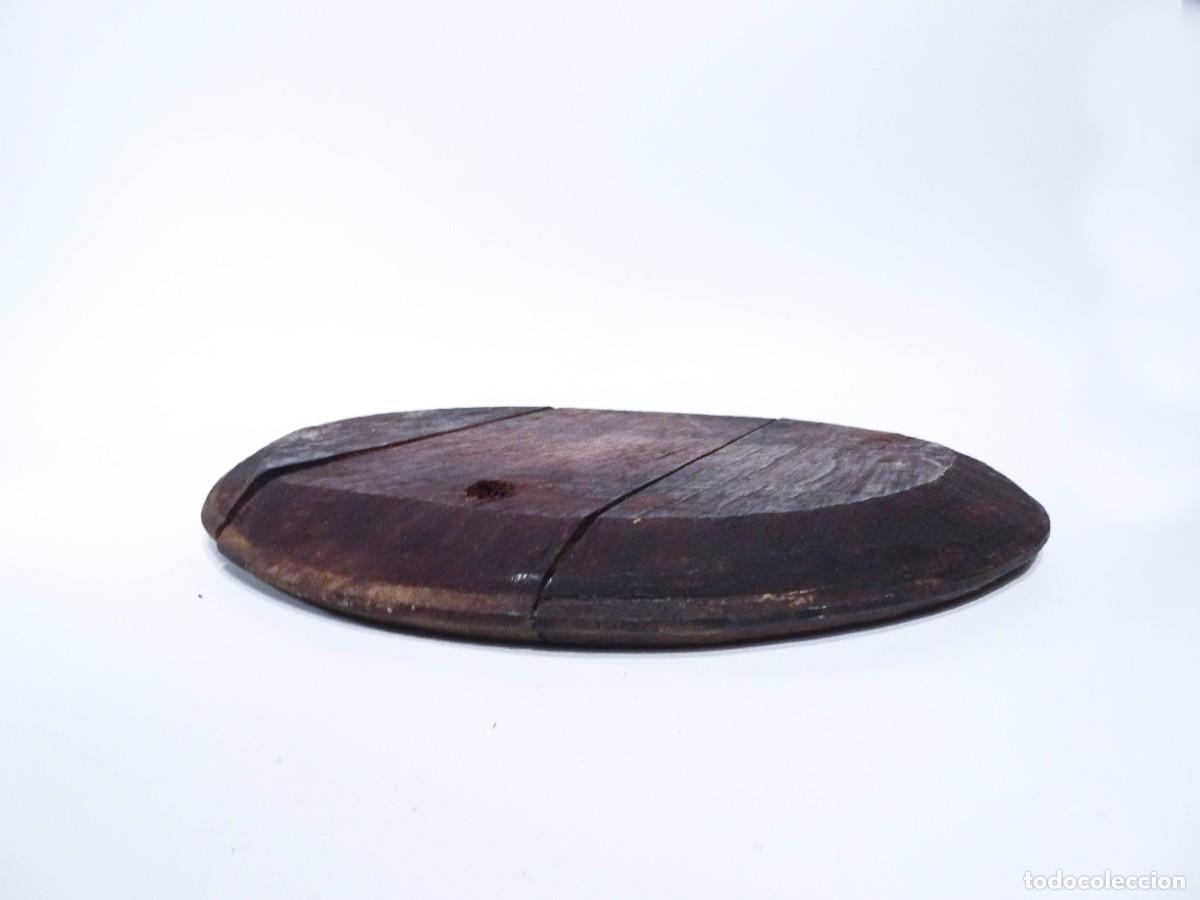 Vintage: Tapa de Barril de Madera - Foto 3