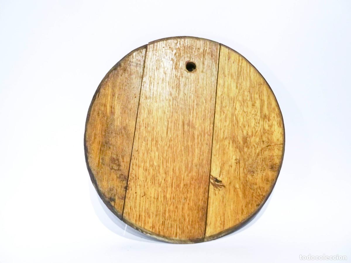 Vintage: Tapa de Barril de Madera - Foto 5