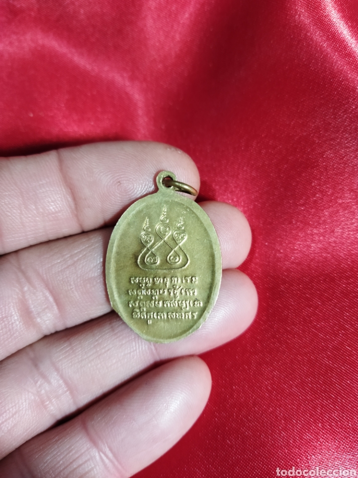 Vintage: medalla amuleto tailand&eacute;s - Foto 2