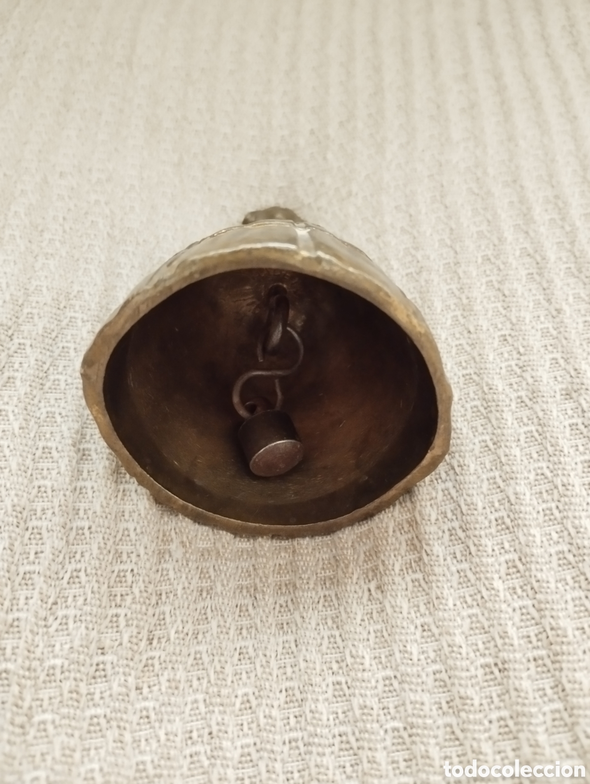 Vintage: CAMPANA DE BRONCE FORMA MUJER - Foto 3