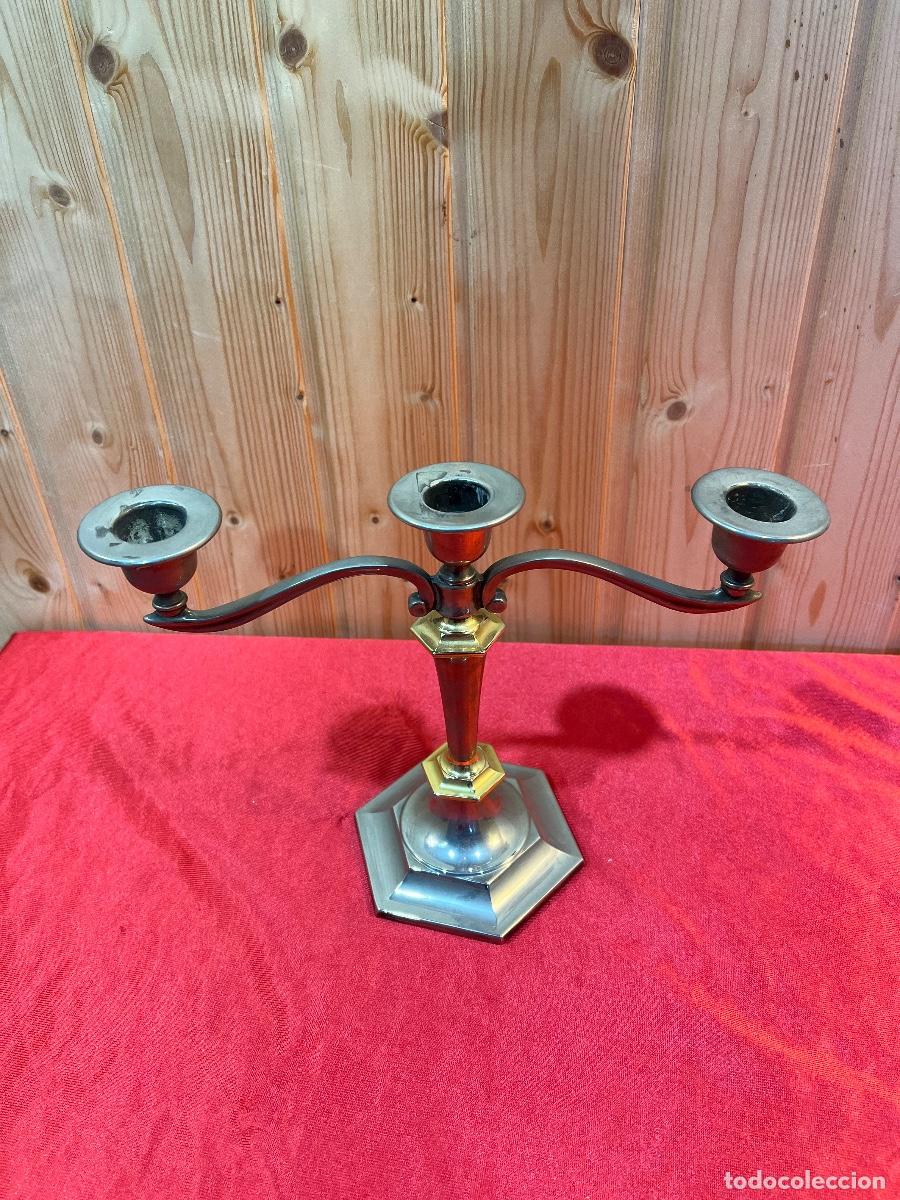 Vintage: CANDELABRO Y CUADRO - Foto 2
