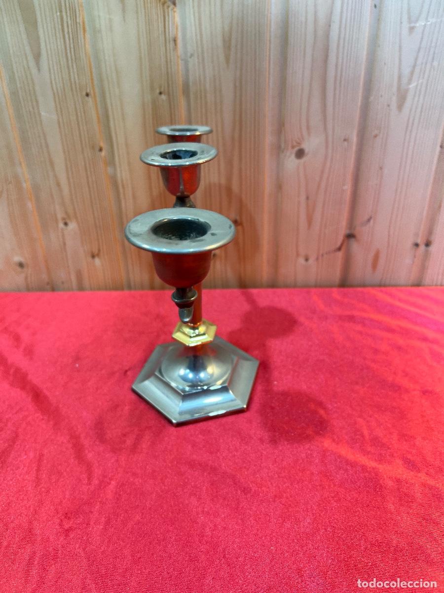 Vintage: CANDELABRO Y CUADRO - Foto 4