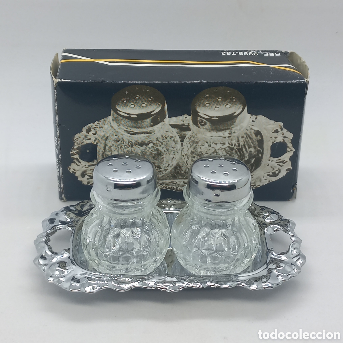 Vintage: Conjunto miniatura de sal y pimienta. Muy bonito