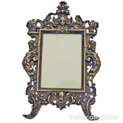 Vintage: PORTAFOTOGRAF&Iacute;AS BARROCO RECTANGULAR - Foto 1