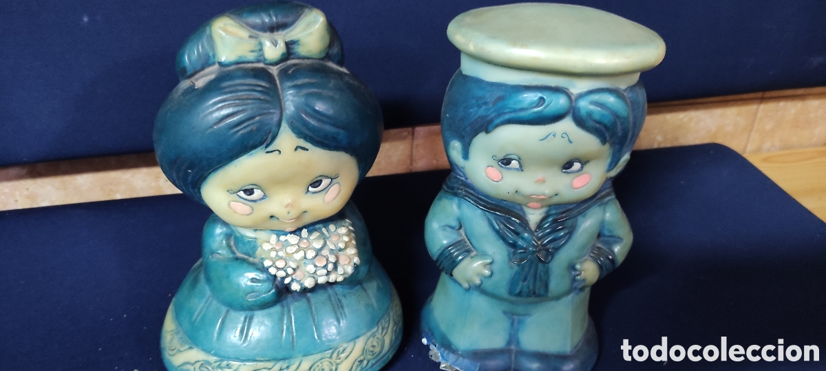 Vintage: Pareja de figuras - Foto 6