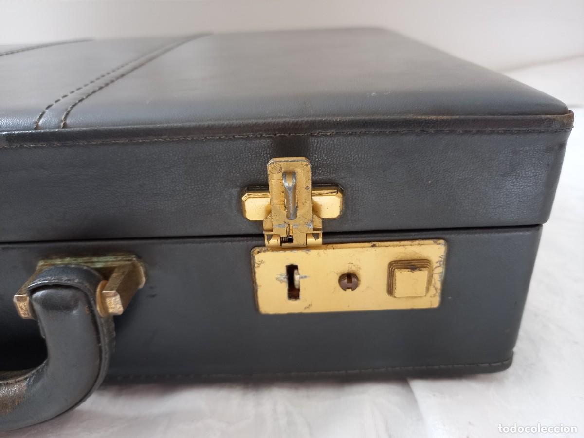 Vintage: malet&iacute;n de cuero John Travel - Foto 12