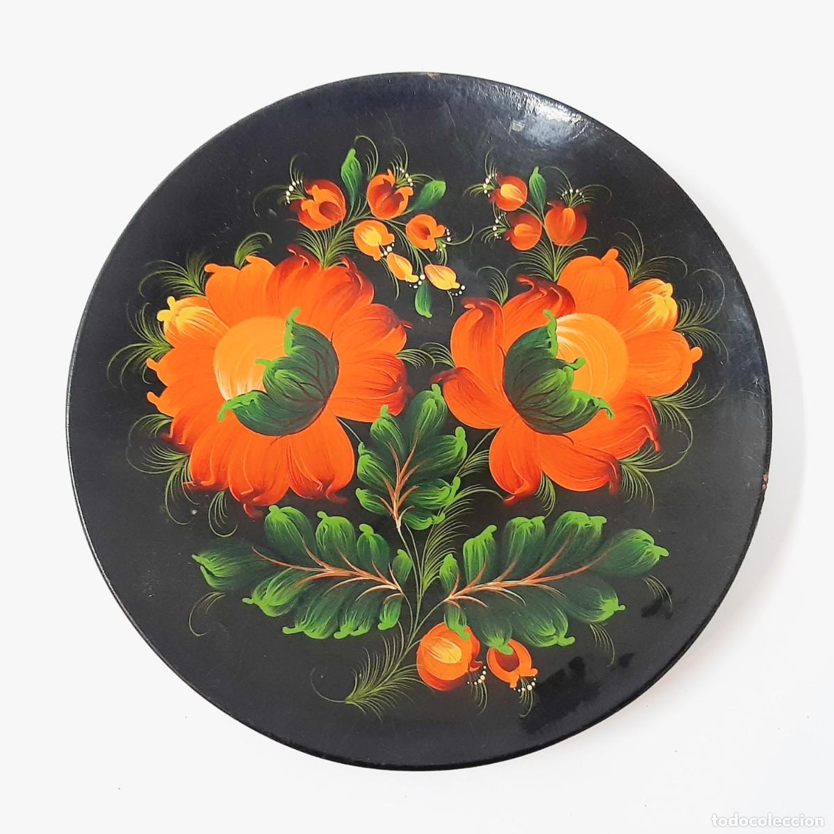 Vintage: Placa de pared de madera vintage pintada a mano (5.2)