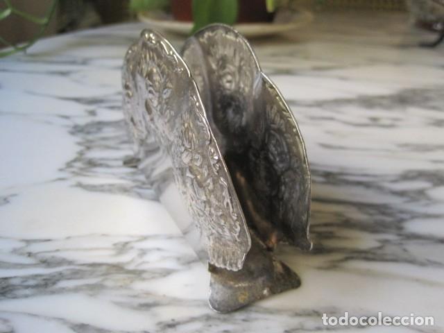 Vintage: SERVILLETERO DE METAL DECORADO - Foto 2