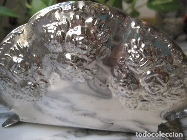 Vintage: SERVILLETERO DE METAL DECORADO - Foto 4
