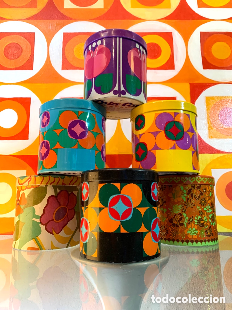 Vintage: LATAS REDONDAS DE COLA CAO VINTAGE