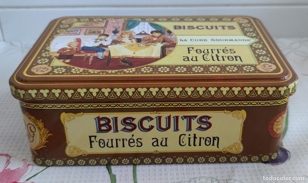 Vintage: Caja de galletas vintage Biscuits Fourr&eacute;s Au Citron