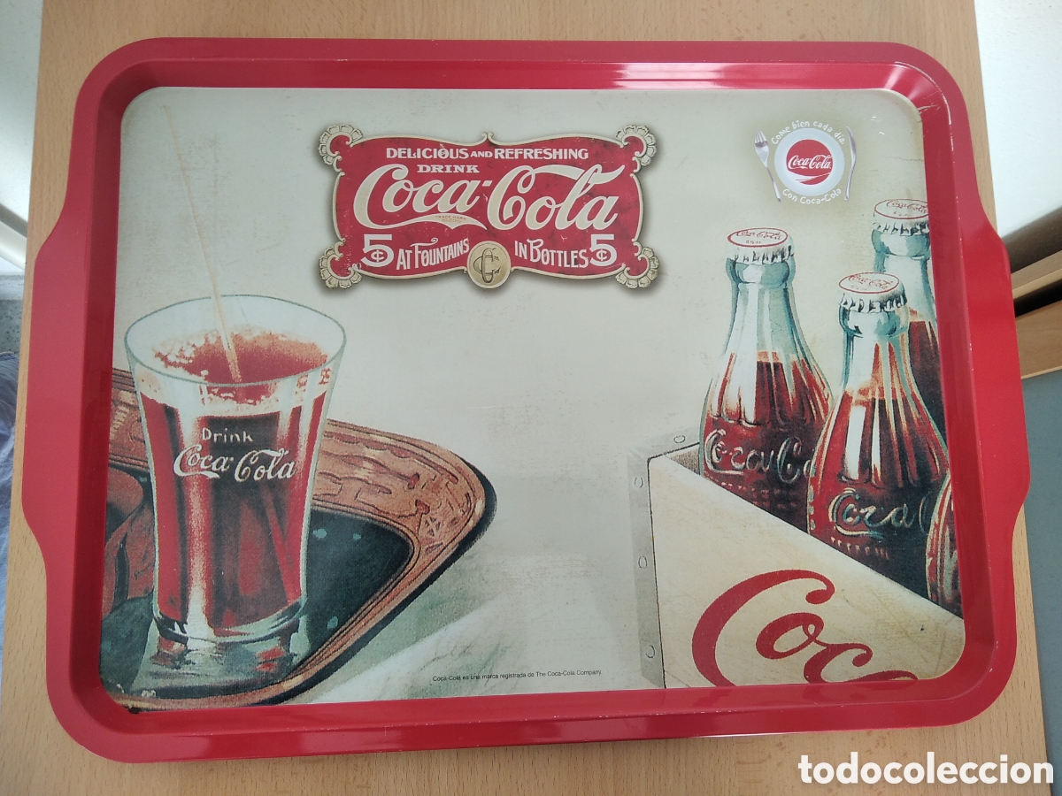 Vintage: Bandeja vintage Coca-Cola 48x34,5 cm