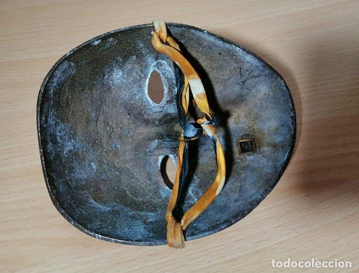 Vintage: ANTIGUA M&Aacute;SCARA BRONCE, VINTAGE. - Foto 4