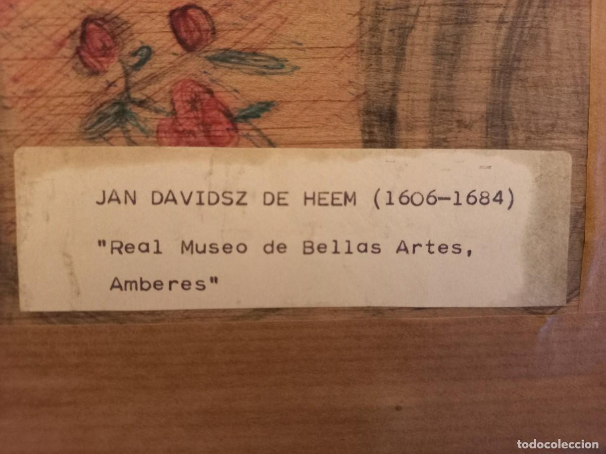 Vintage: Reproducci&oacute;n bodeg&oacute;n holand&eacute;s. - Foto 3
