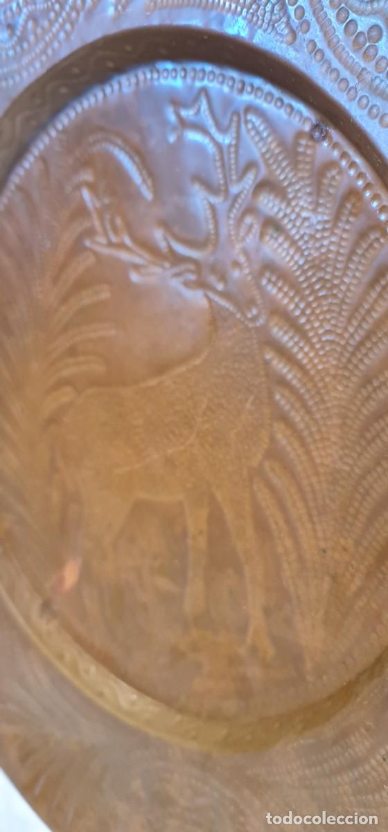Vintage: Plato de cobre repujado - Foto 5