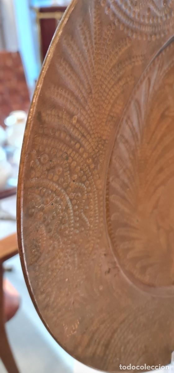 Vintage: Plato de cobre repujado - Foto 7