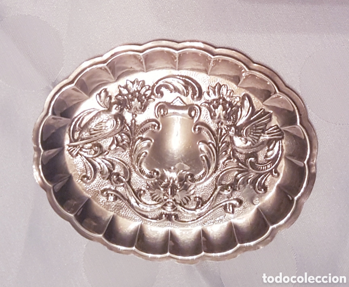 Vintage: Bandejita de plata de Pedro Dur&aacute;n