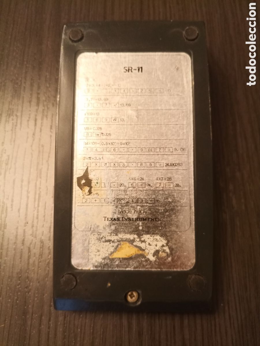 Vintage: Antigua Calculadora TEXAS INSTRUMENTS SR-11. - Foto 8