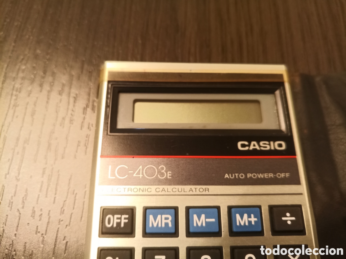 Vintage: Antigua Calculadora CASIO LC-403E - Foto 4