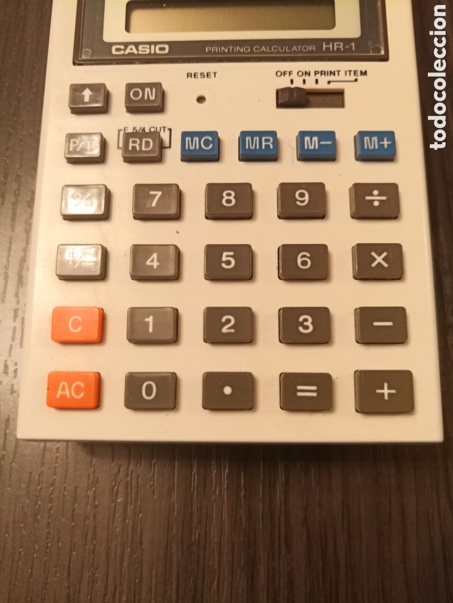 Vintage: Antigua Calculadora CASIO HR-1 - Foto 3