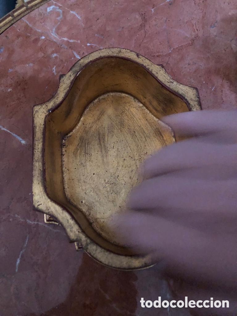 Vintage: CAJA DE RESINA POLICROMADA ESTILO IMPERIO - Foto 2