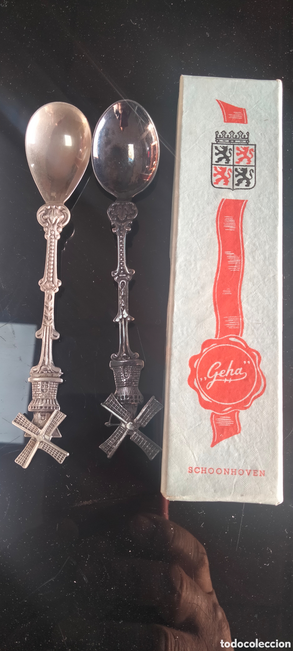 Vintage: 10 Cucharas souvenir holandesas - Foto 4