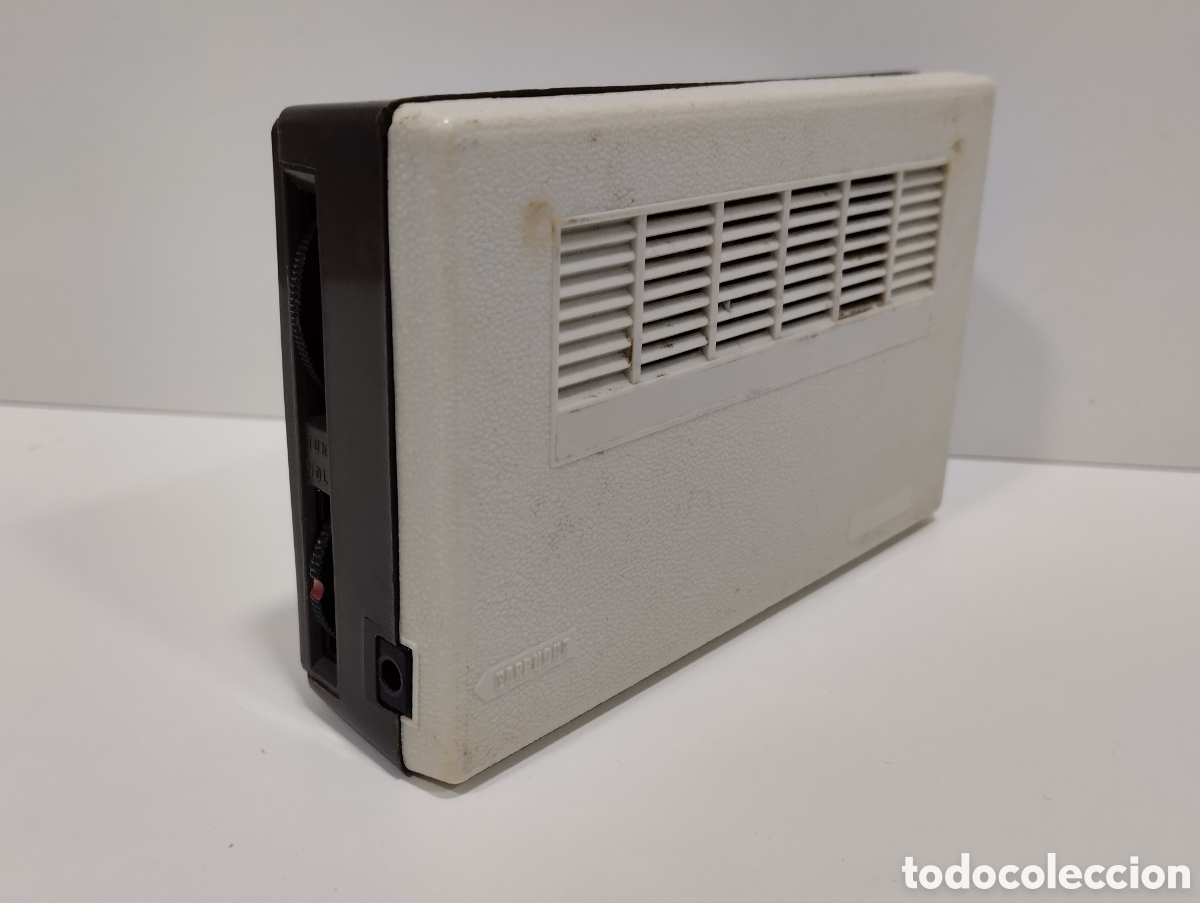 Vintage: RADIO COLECCI&Oacute;N TRANSISTOR VITANGE SANYO SOLID STATE 8 AM FUNCIONANDO - Foto 4