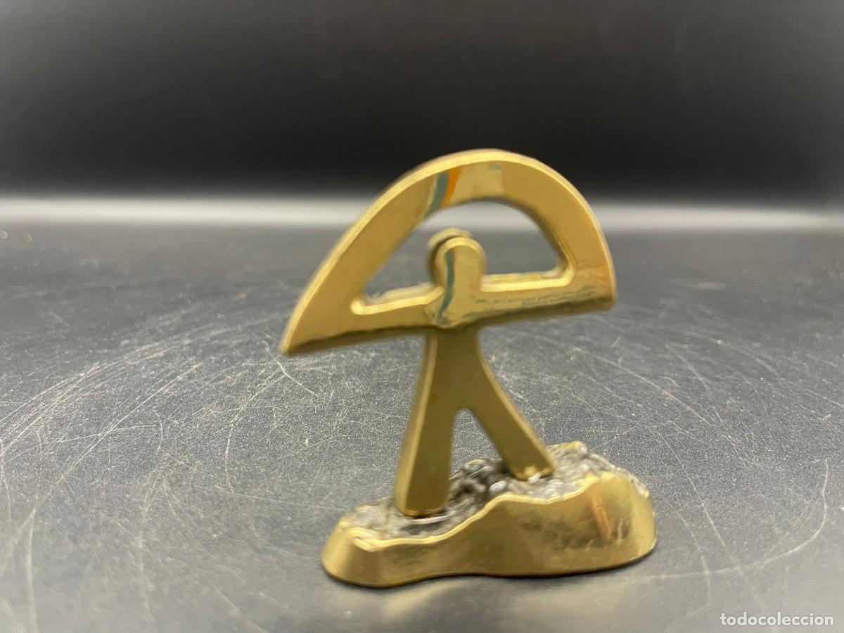 Vintage: FIGURA INDALO DORADO - Foto 4