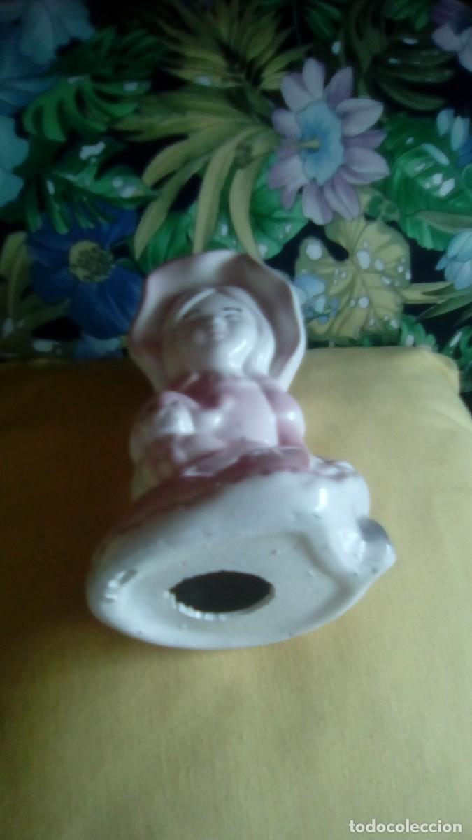 Vintage: FIGURA NI&Ntilde;A CON PERRITO - Foto 6
