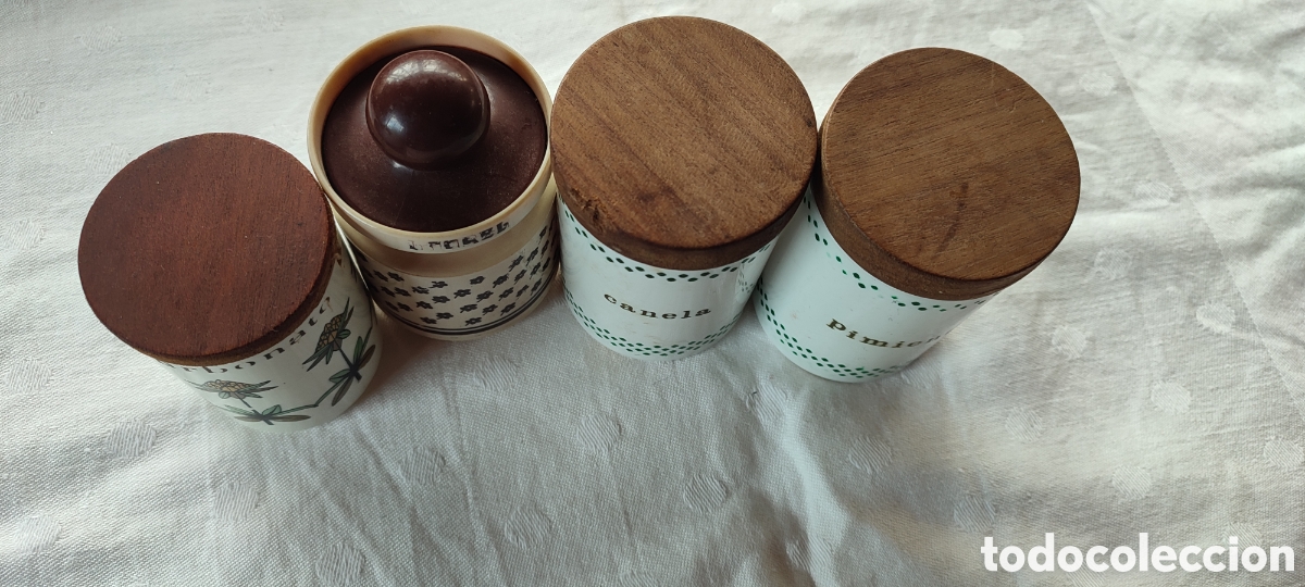 Vintage: LOTE 4 TARRITOS DE COCINA - Foto 2