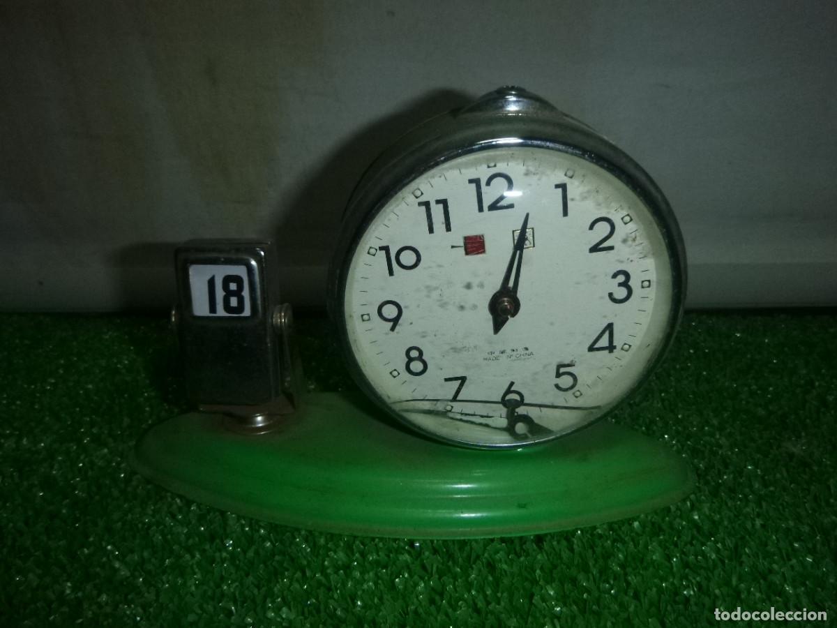 Vintage: ANTIGUO RELOJ DESPAETADOR CALENDARIO
